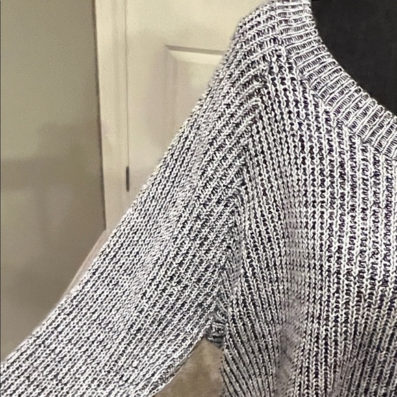 Torrid Black and White Knit Scoop Neck Sweater - Picture 6 of 9